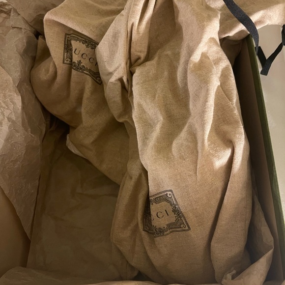 GUCCI
Canvas GG Monogram Angelina
Platform Slide Sandals 
Size 39 Beige
Ruggine - Picture 6 of 11